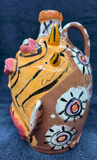 Orange Face  Jug with Double Eye and Double Devil Horns with Lucky 13