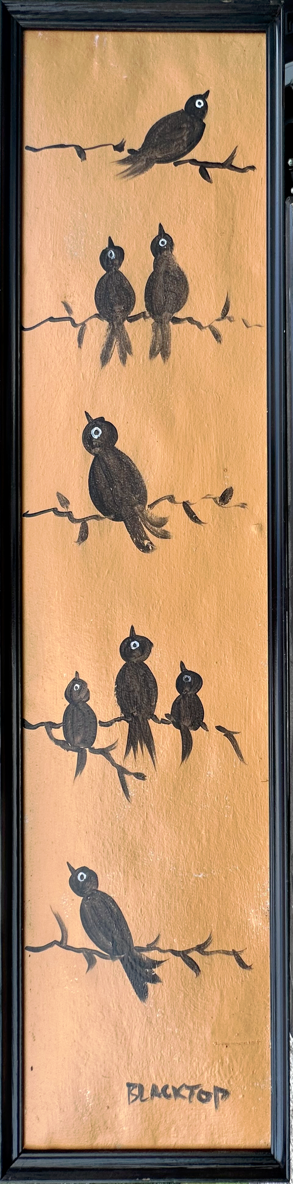 Crows on Limbs in the Sunset