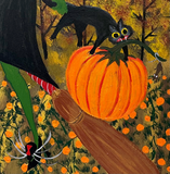 Flying Over the Pumpkin Patch