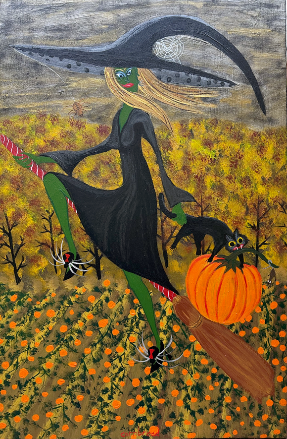 Flying Over the Pumpkin Patch