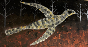 Whippoorwill in Flight at Night