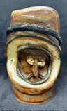 Sharp Nose and Face in your Pupil Face Sculpture
