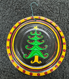 Christmas Tree w/Basket Weave Ornament