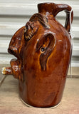 Cigar Smokin' Brown Face Jug