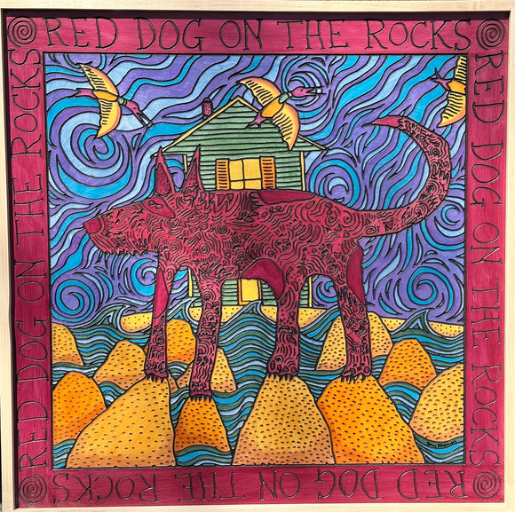 Red Dog on the Rocks